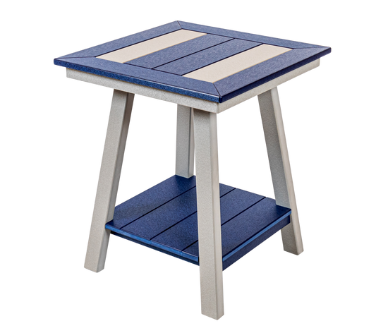 Beaver Dam Outdoor 24"x28" Seabreak Square End Table (PAIRS WITH COUNTER HEIGHT CHAIRS) - LEAD TIME TO SHIP 6 WEEKS OR LESS