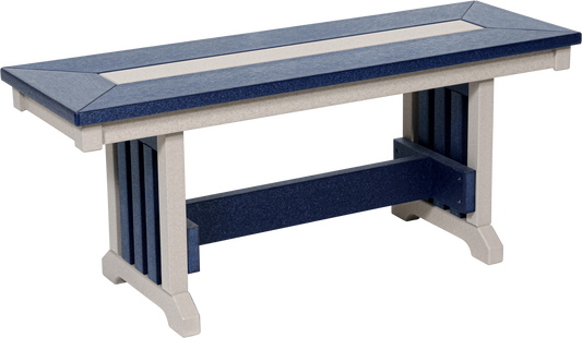 Beaver Dam Outdoor 43" Mission Bench (DINING HEIGHT) - LEAD TIME TO SHIP 8 WEEKS OR LESS