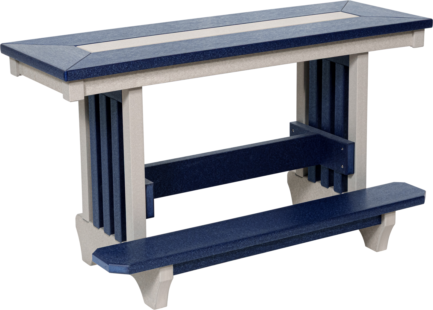 Beaver Dam Outdoor 43" Mission Counter Bench (COUNTER HEIGHT) - LEAD TIME TO SHIP 8 WEEKS OR LESS