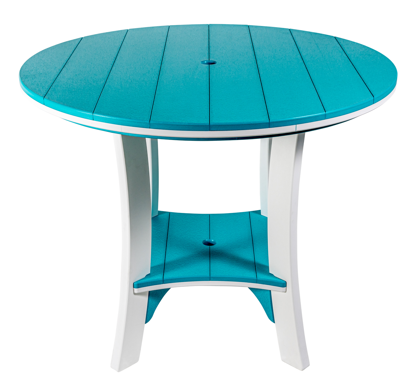 Beaver Dam Outdoor 43" Serenity Round Counter Table Swivel Chair Dining Set (COUNTER HEIGHT)