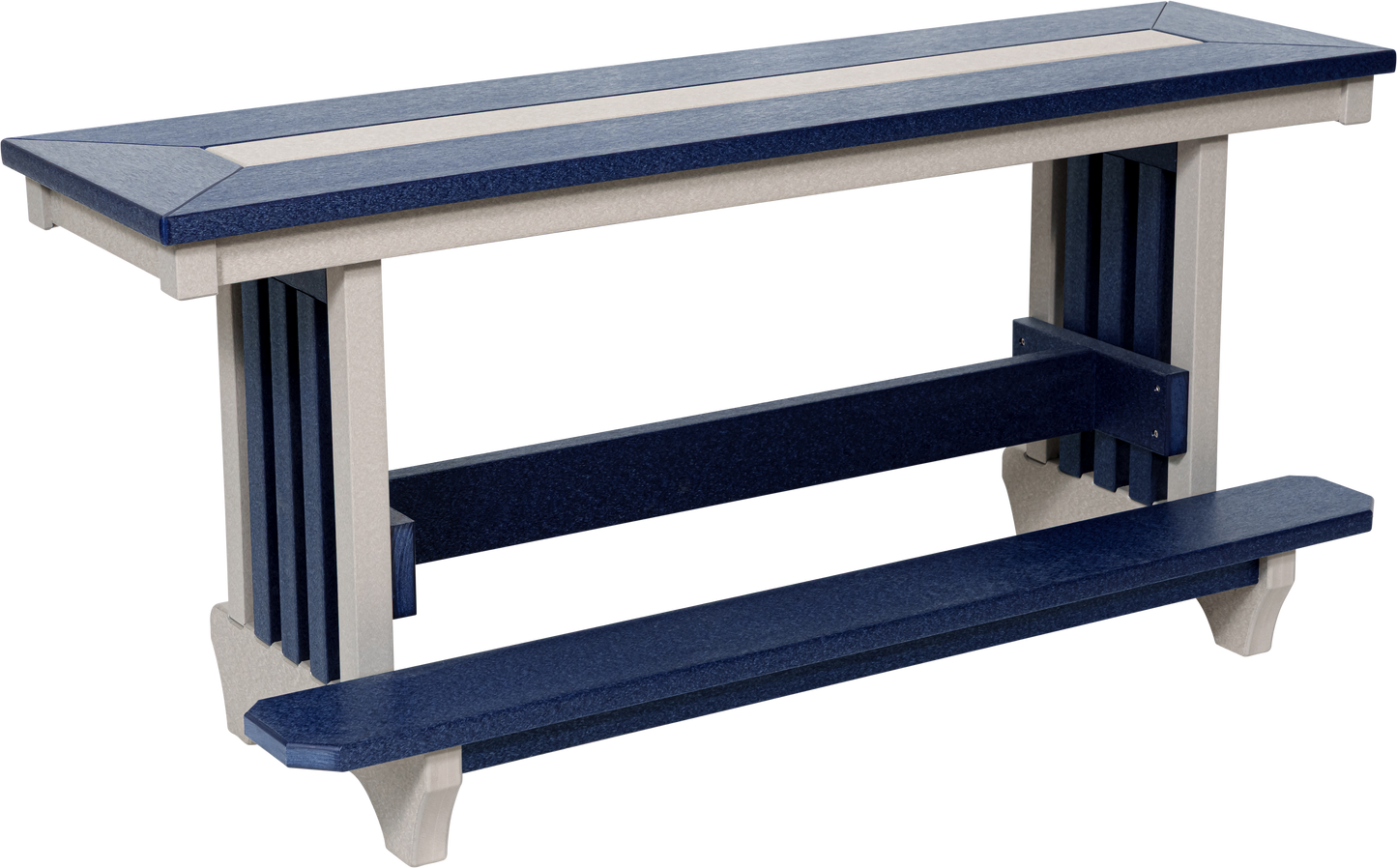 Beaver Dam Outdoor 54" Mission Counter Bench (COUNTER HEIGHT) - LEAD TIME TO SHIP 8 WEEKS OR LESS