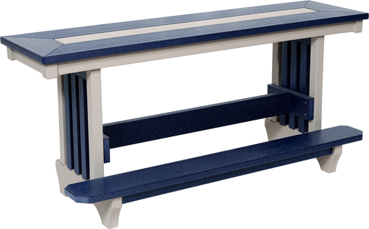 Beaver Dam Outdoor 54" Mission Counter Bench (COUNTER HEIGHT) - LEAD TIME TO SHIP 8 WEEKS OR LESS