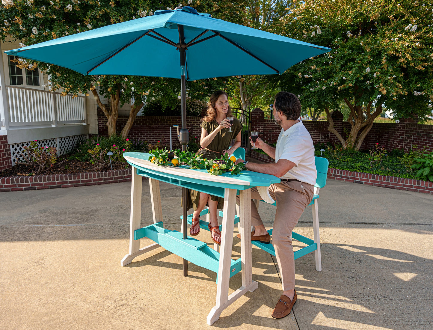 Beaver Dam Outdoor 6' Surf-Aira Bar Table - BAR HEIGHT (TABLE ONLY) - LEAD TIME TO SHIP 4 WEEKS OR LESS