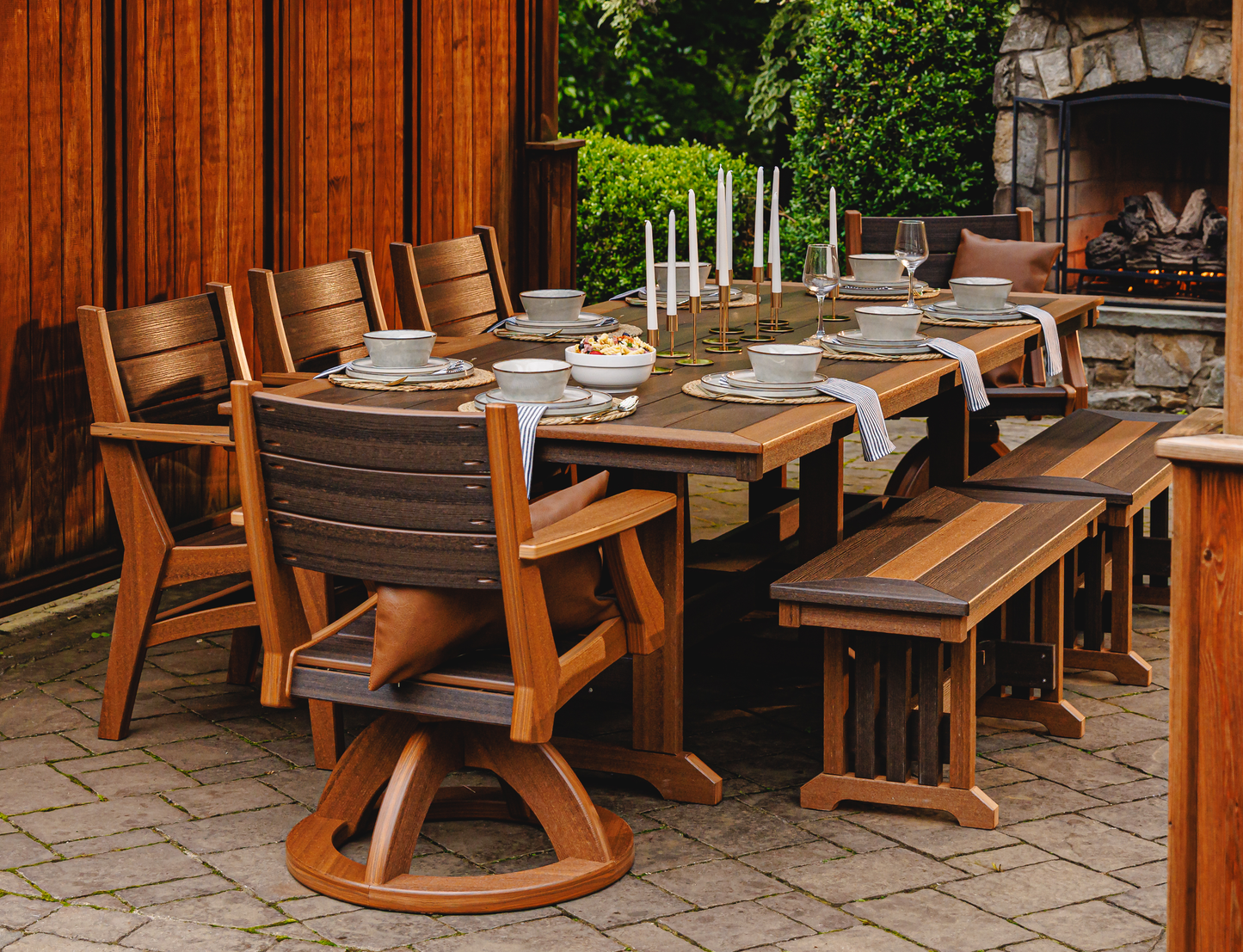 Beaver Dam Outdoor Farmhouse Dining Chair (DINING HEIGHT) - LEAD TIME TO SHIP 8 WEEKS OR LESS