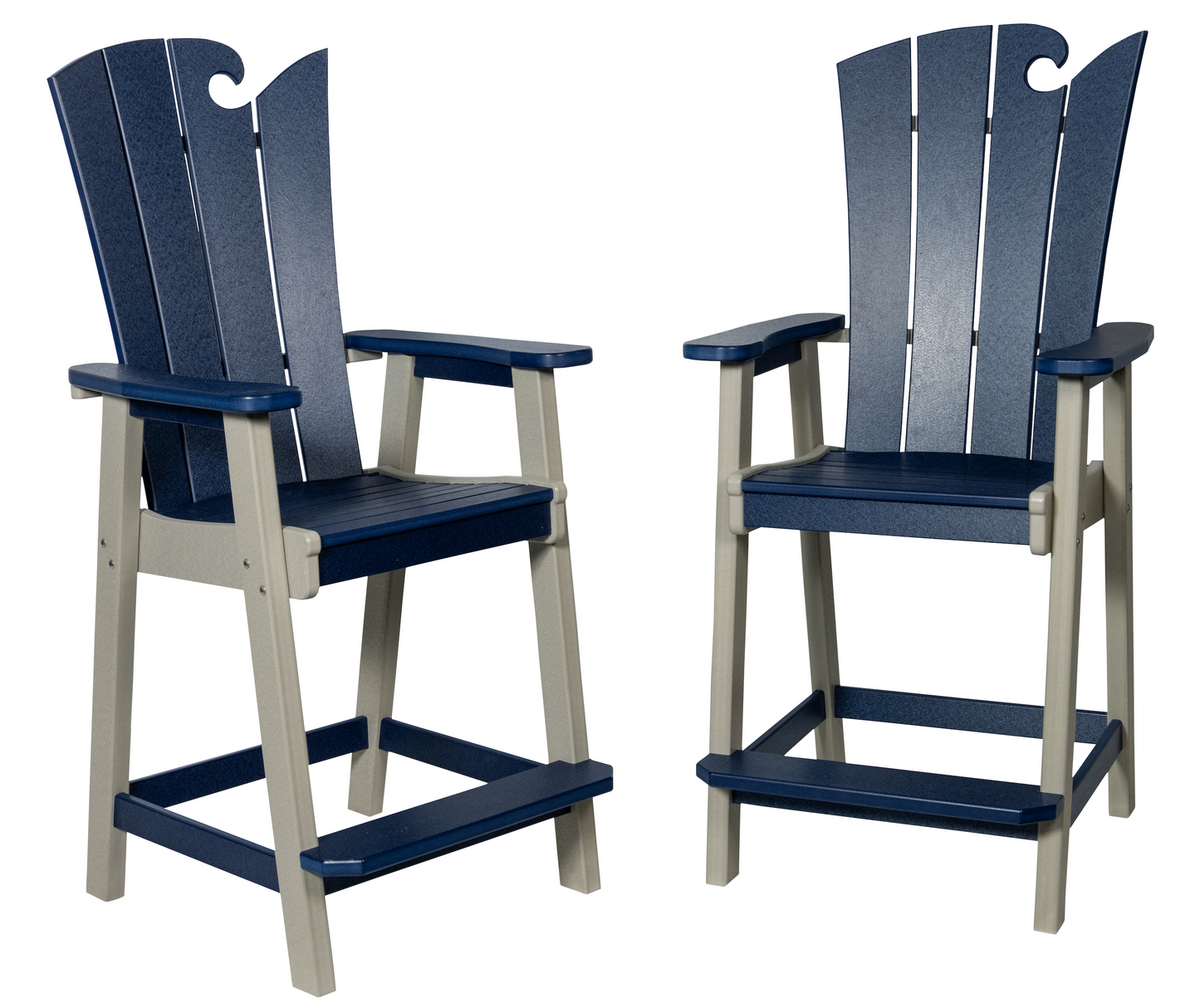 Beaver Dam Outdoor OceanWavz Bar Chair Settee (BAR HEIGHT) - LEAD TIME TO SHIP 6 WEEKS OR LESS