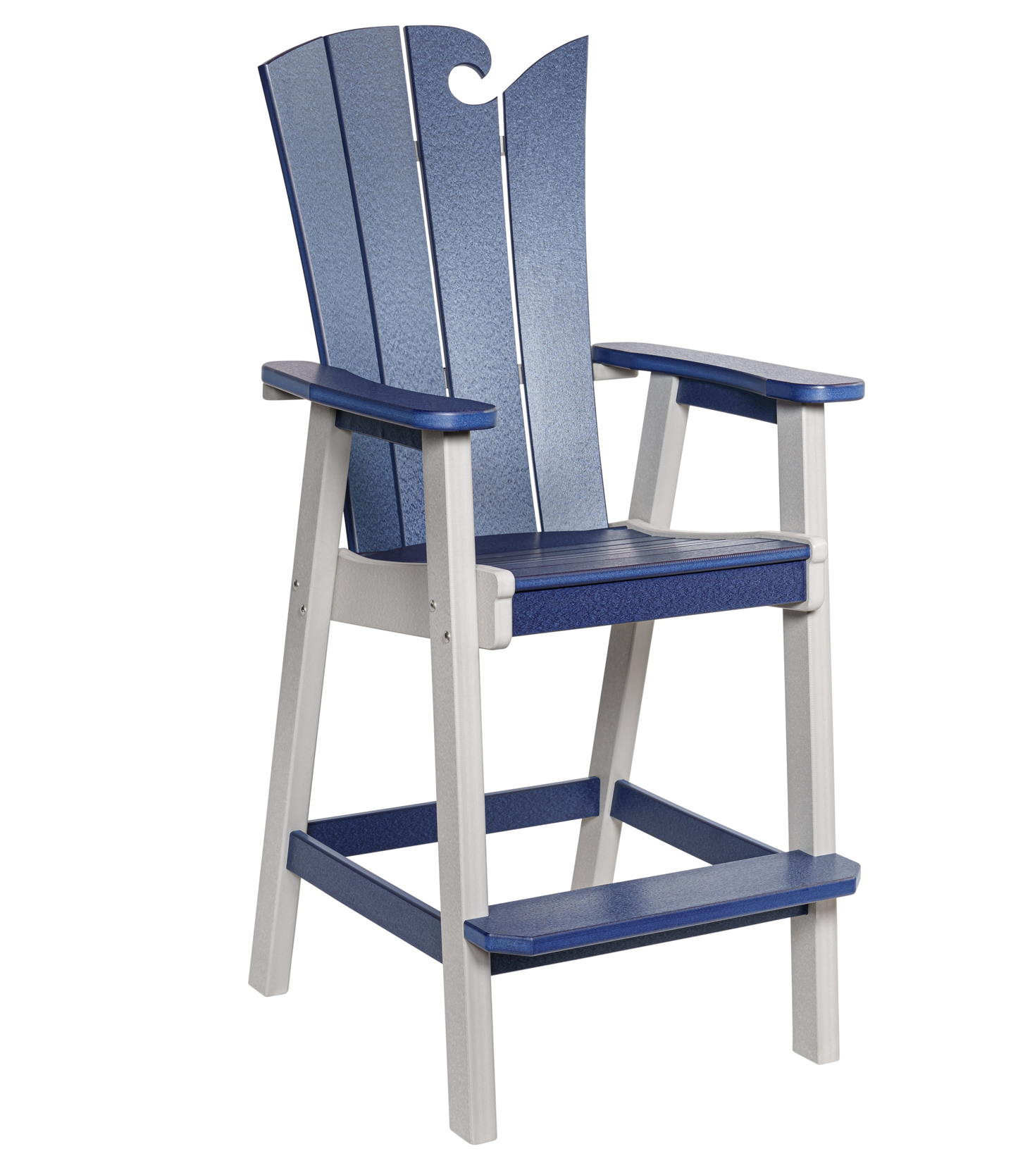 Beaver Dam Outdoor OceanWavz Bar Chair Settee (BAR HEIGHT) - LEAD TIME TO SHIP 6 WEEKS OR LESS