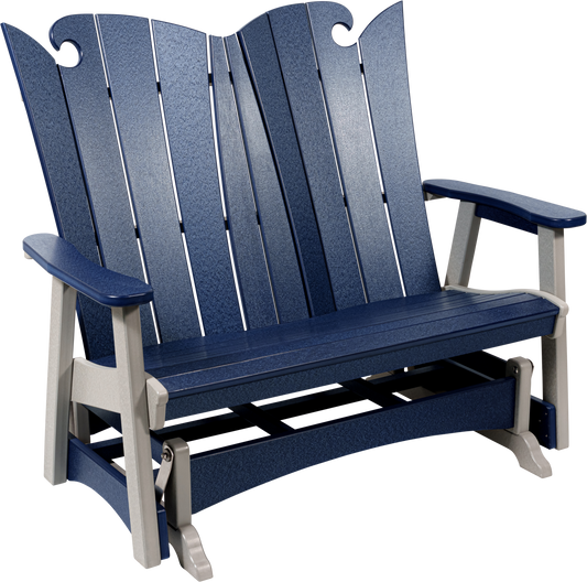 Beaver Dam Outdoor OceanWavz Double Counter Glider (COUNTER HEIGHT) - LEAD TIME TO SHIP 8 WEEKS OR LESS