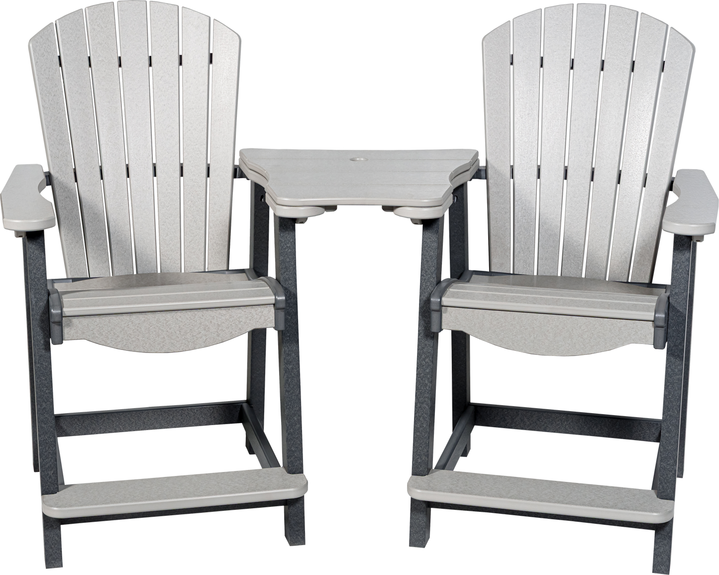 Beaver Dam Outdoor Supreme Counter Chair Settee (COUNTER HEIGHT) - LEAD TIME TO SHIP 8 WEEKS OR LESS