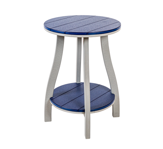 Beaver Dam Outdoor 24"x34" Serenity Round End Table (34" HIGH) (PAIRS WITH COUNTER HEIGHT CHAIRS) - LEAD TIME TO SHIP 4 WEEKS OR LESS