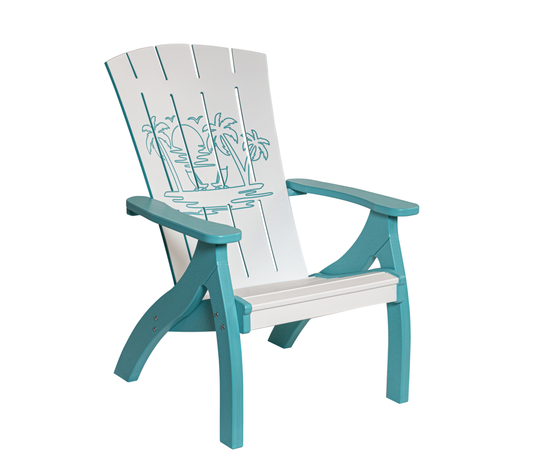 Beaver Dam Woodworks Bayside Sunset Design Siesta Chair - LEAD TIME TO SHIP 4 WEEKS OR LESS