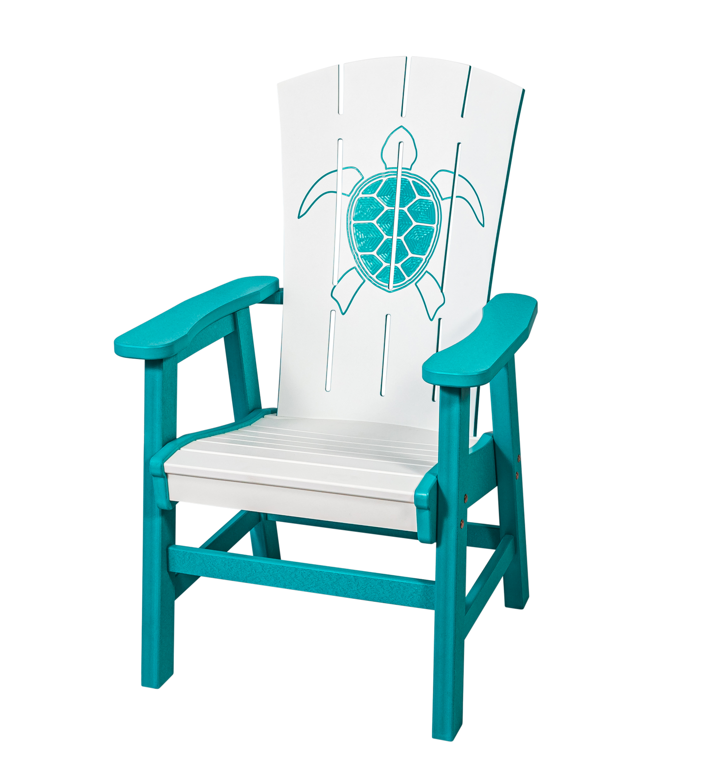 Beaver Dam Outdoor Bayside Turtle Design Dining Chair - LEAD TIME TO SHIP 4 WEEKS OR LESS