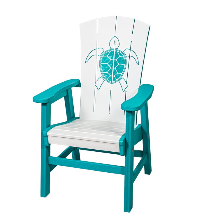 Turtle Rocking Chair Beaver Dam Outdoor Bayside Turtle Design Dining Chair – Rocking Furniture
