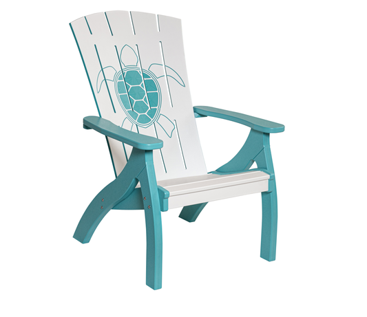Beaver Dam Woodworks Bayside Turtle Design Siesta Chair - LEAD TIME TO SHIP 4 WEEKS OR LESS