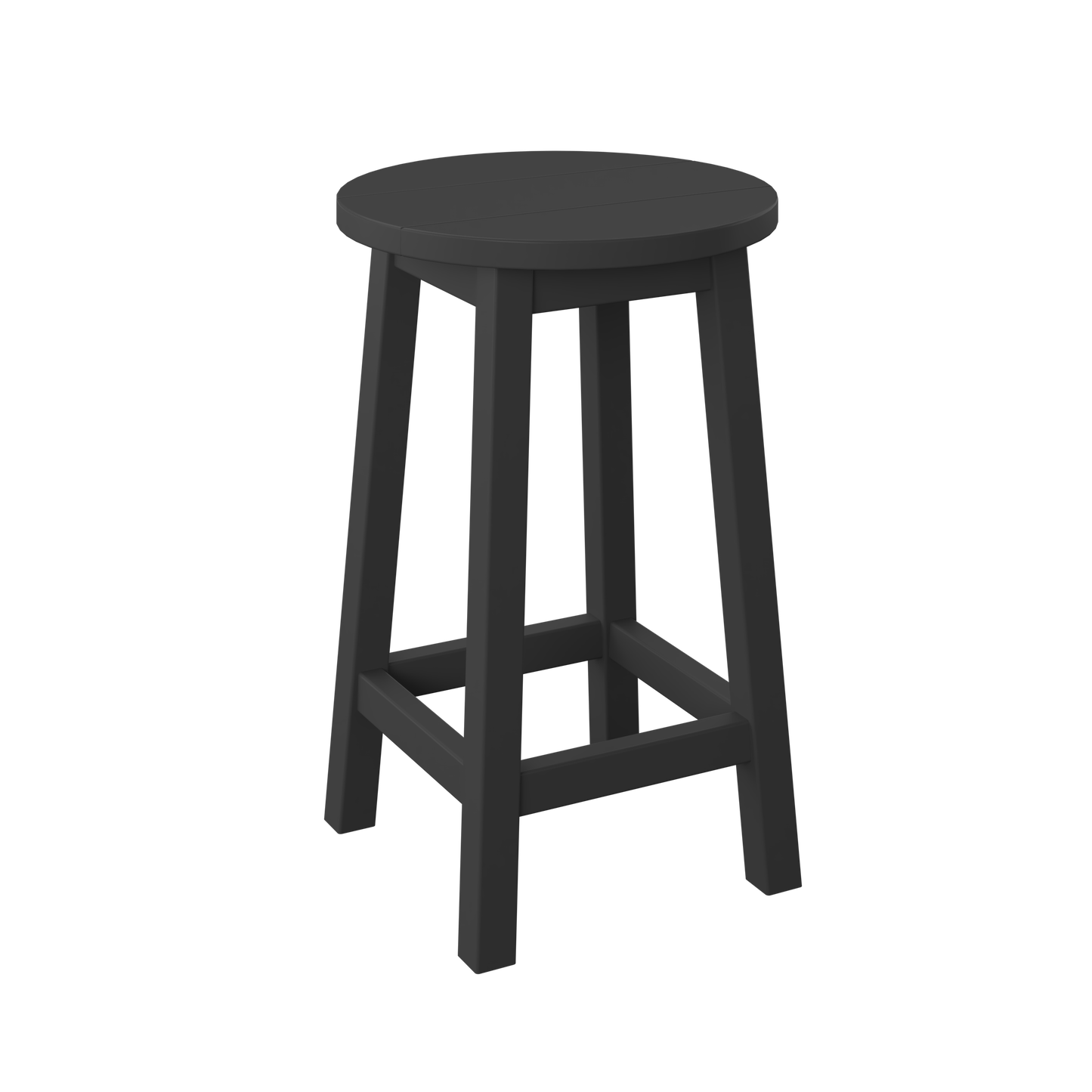 Polybird P94-C Round Bar Stool (COUNTER HEIGHT) - LEAD TIME TO SHIP 5 BUSINESS DAYS OR LESS