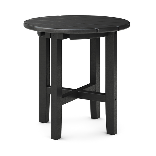 Sopoly 18" Recycled Plastic Classic Round Side Table - LEAD TIME TO SHIP 5 BUSINESS DAYS OR LESS
