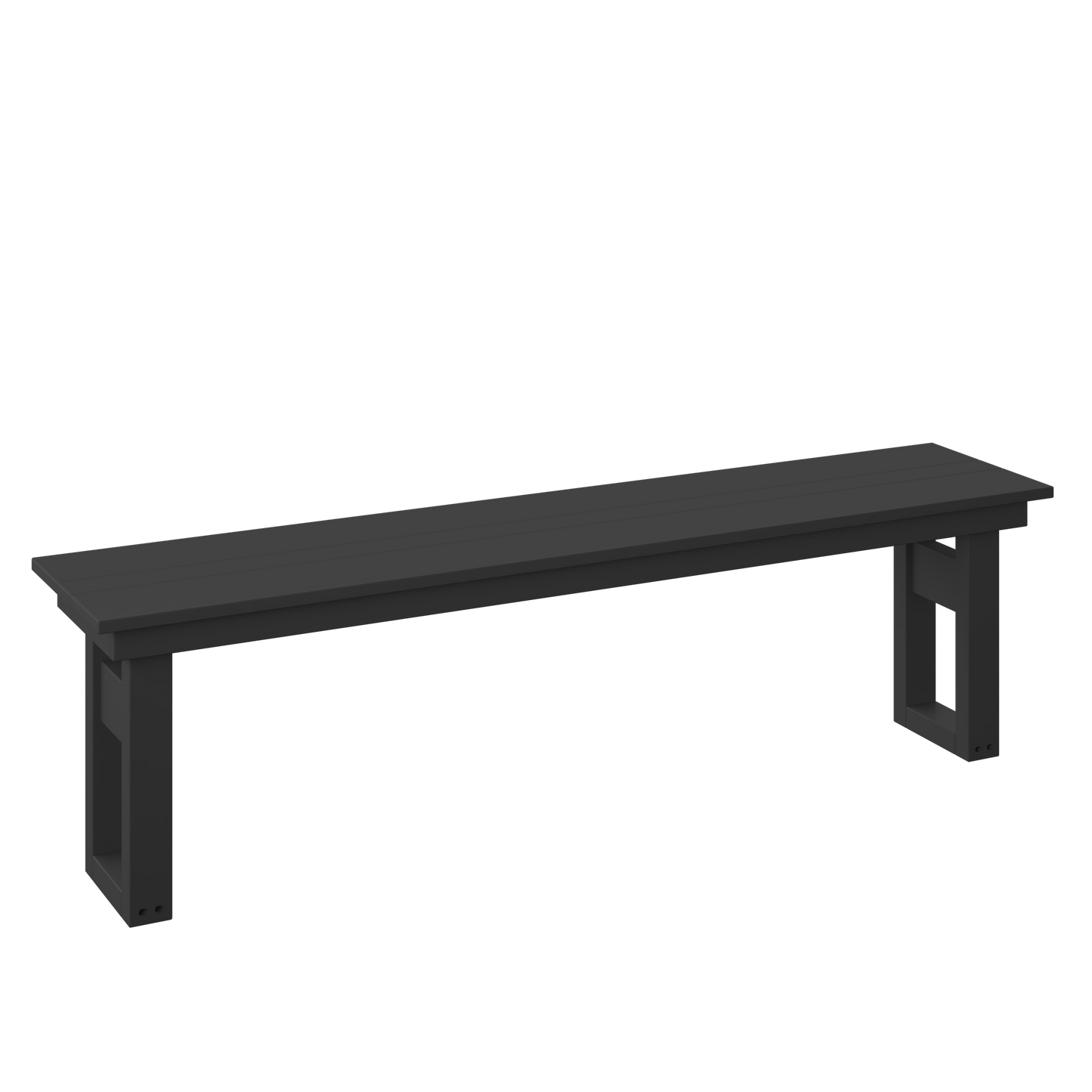 Polybird P130-R Modern 64" Dining Bench (DINING HEIGHT) - LEAD TIME TO SHIP 7 BUSINESS DAYS OR LESS