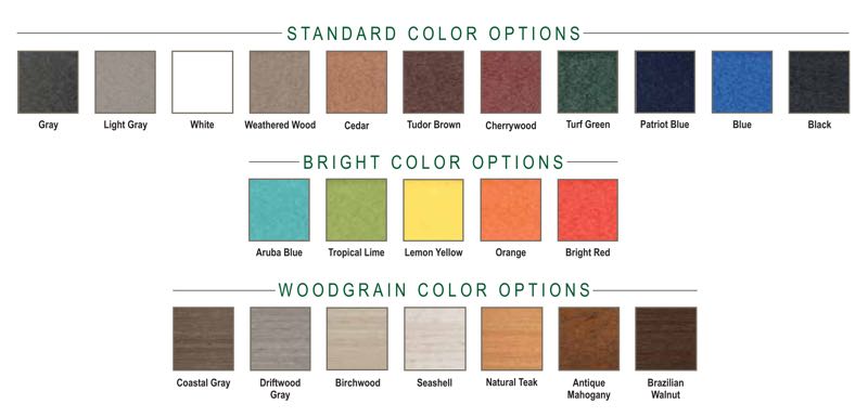 Bryton Park Poly Furniture Recycled Plastic Fanback Swivel Counter Chair w/ Arms (COUNTER HEIGHT) - LEAD TIME TO SHIP 10 BUSINESS DAYS