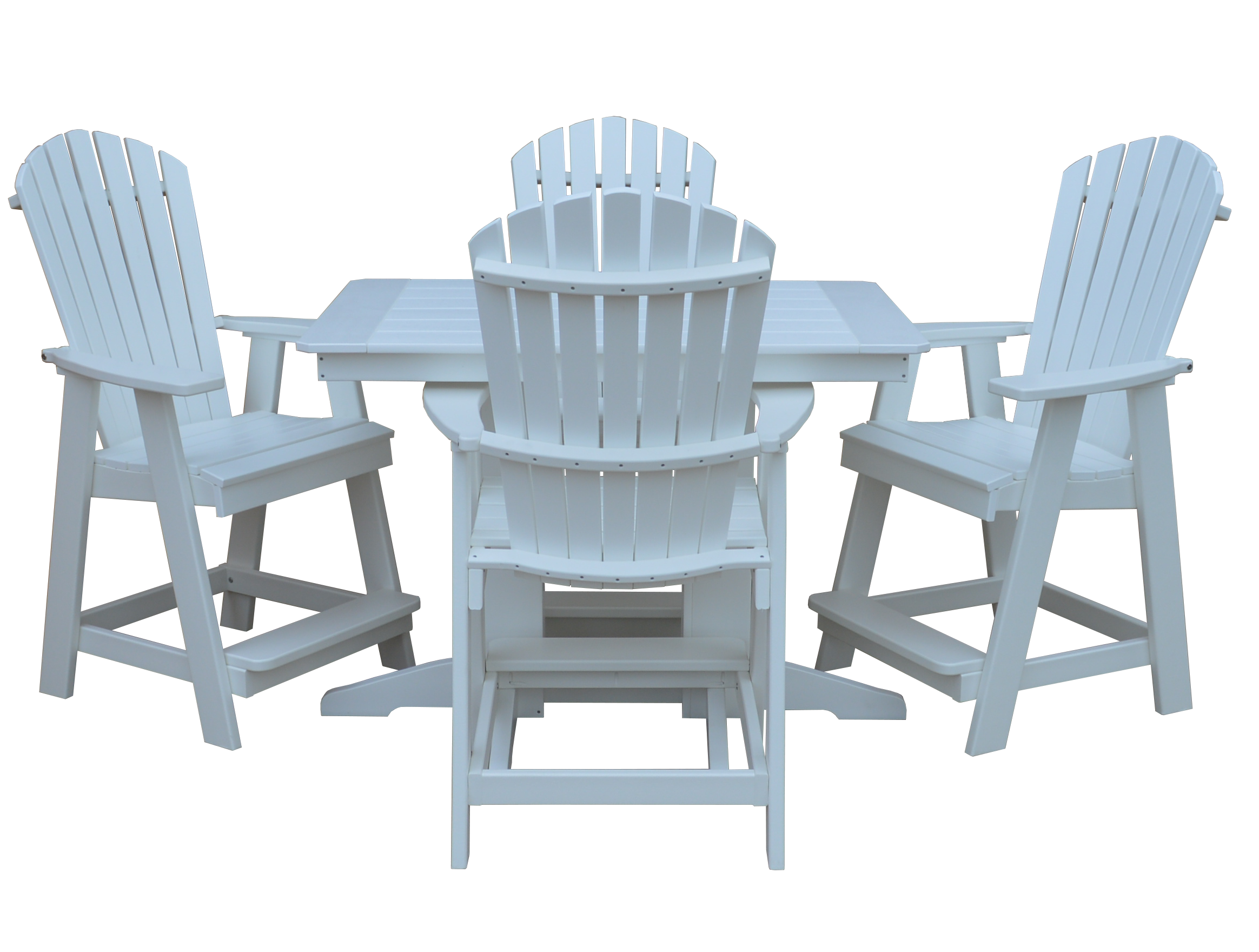 Poly 4' Plastic Table |Poly Counter Table | – Rocking Furniture