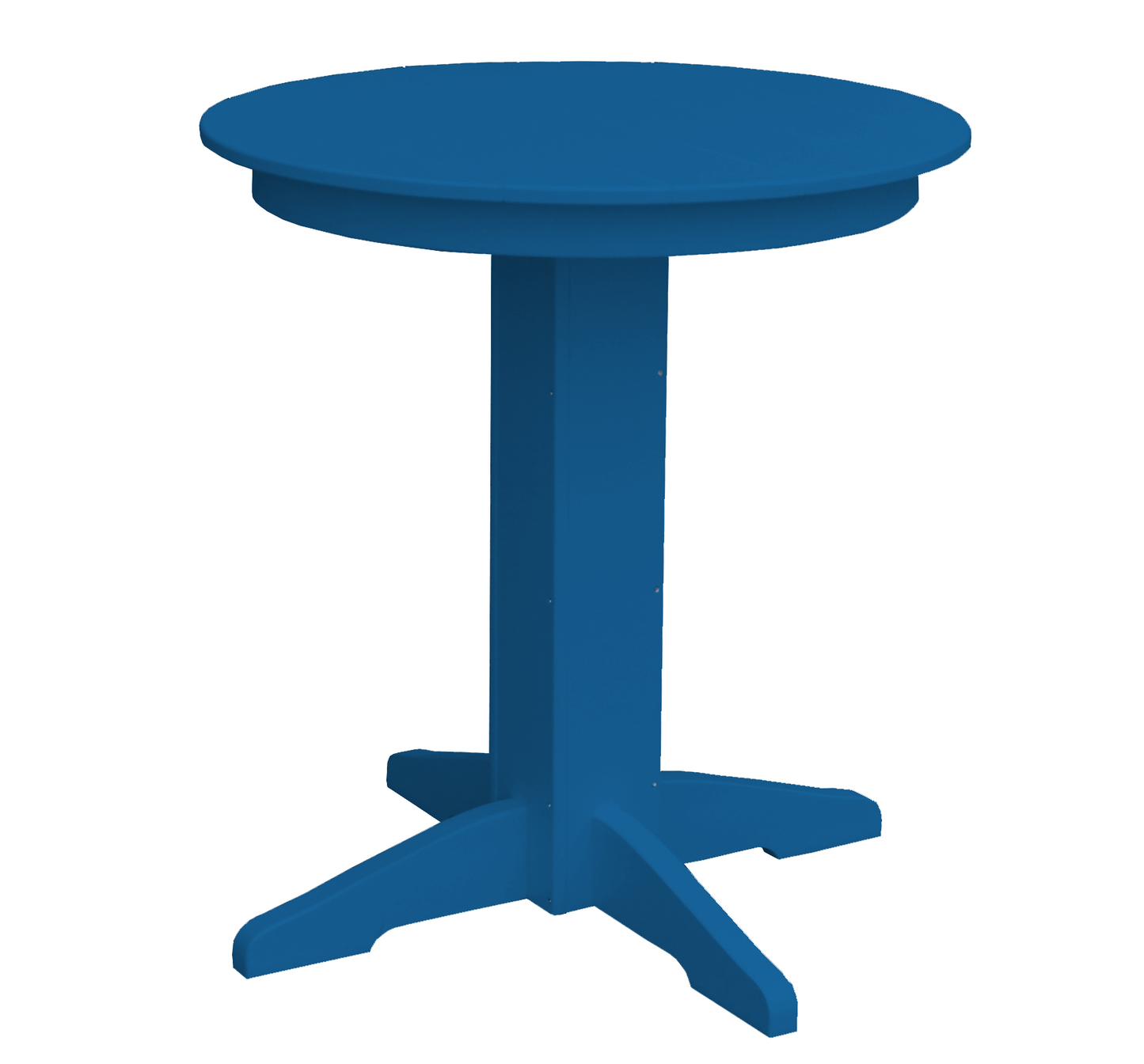 Bryton Park Poly Furniture Recycled Plastic 33" Round Balcony Table (COUNTER HEIGHT) - LEAD TIME TO SHIP 10 BUSINESS DAYS