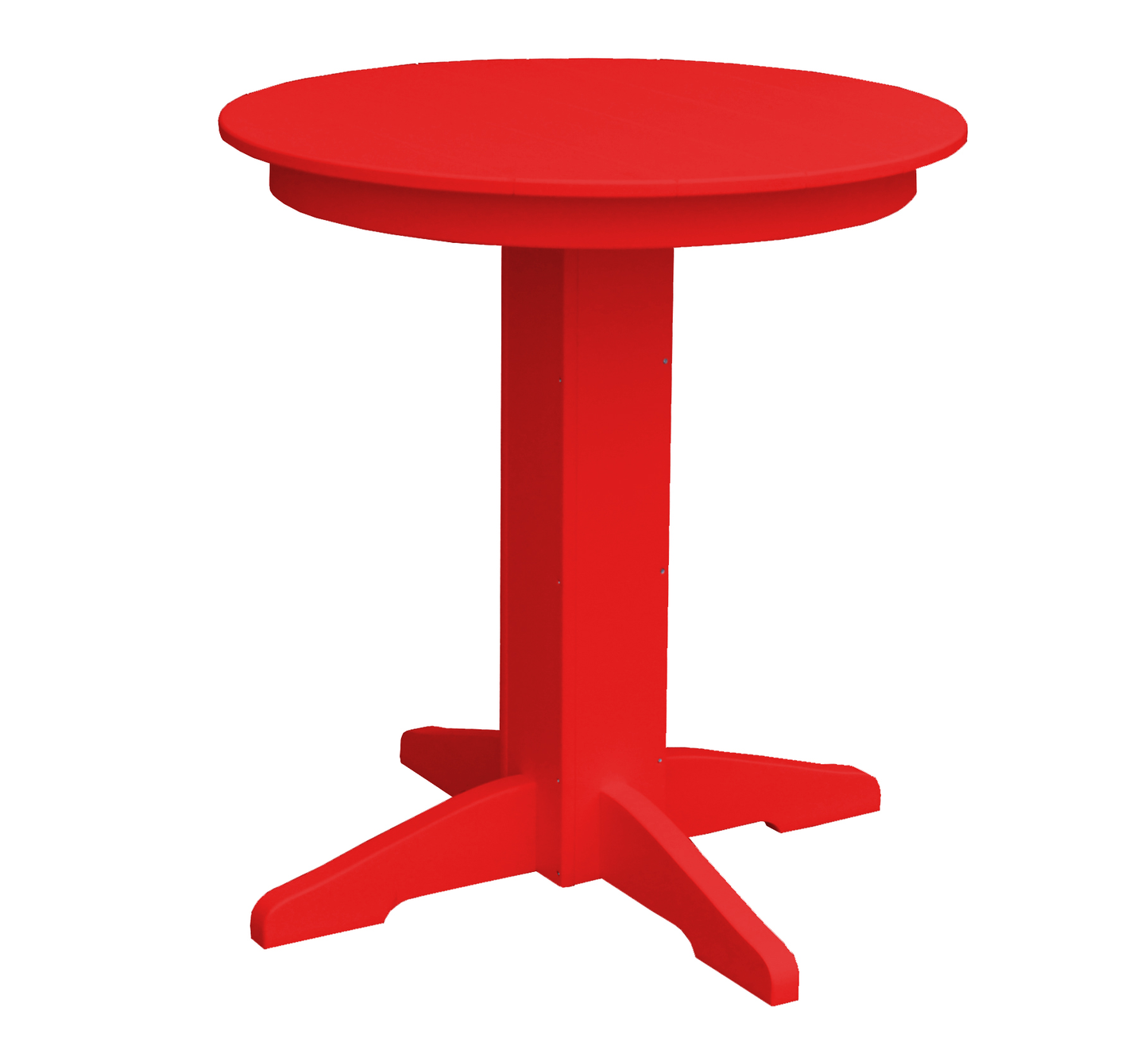 Bryton Park Poly Furniture Recycled Plastic 33" Round Balcony Table (COUNTER HEIGHT) - LEAD TIME TO SHIP 10 BUSINESS DAYS