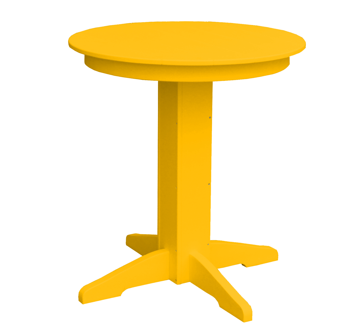 Bryton Park Poly Furniture Recycled Plastic 33" Round Balcony Table (COUNTER HEIGHT) - LEAD TIME TO SHIP 10 BUSINESS DAYS