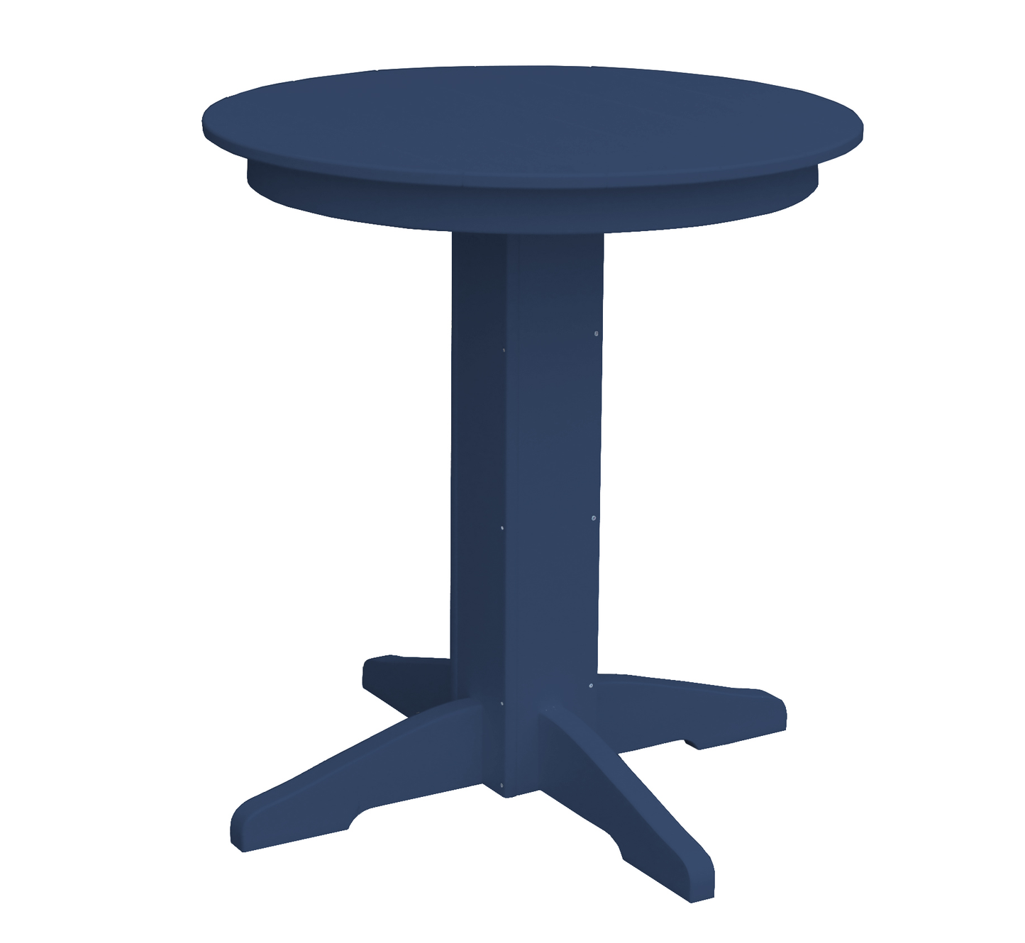 Bryton Park Poly Furniture Recycled Plastic 33" Round Balcony Table (COUNTER HEIGHT) - LEAD TIME TO SHIP 10 BUSINESS DAYS