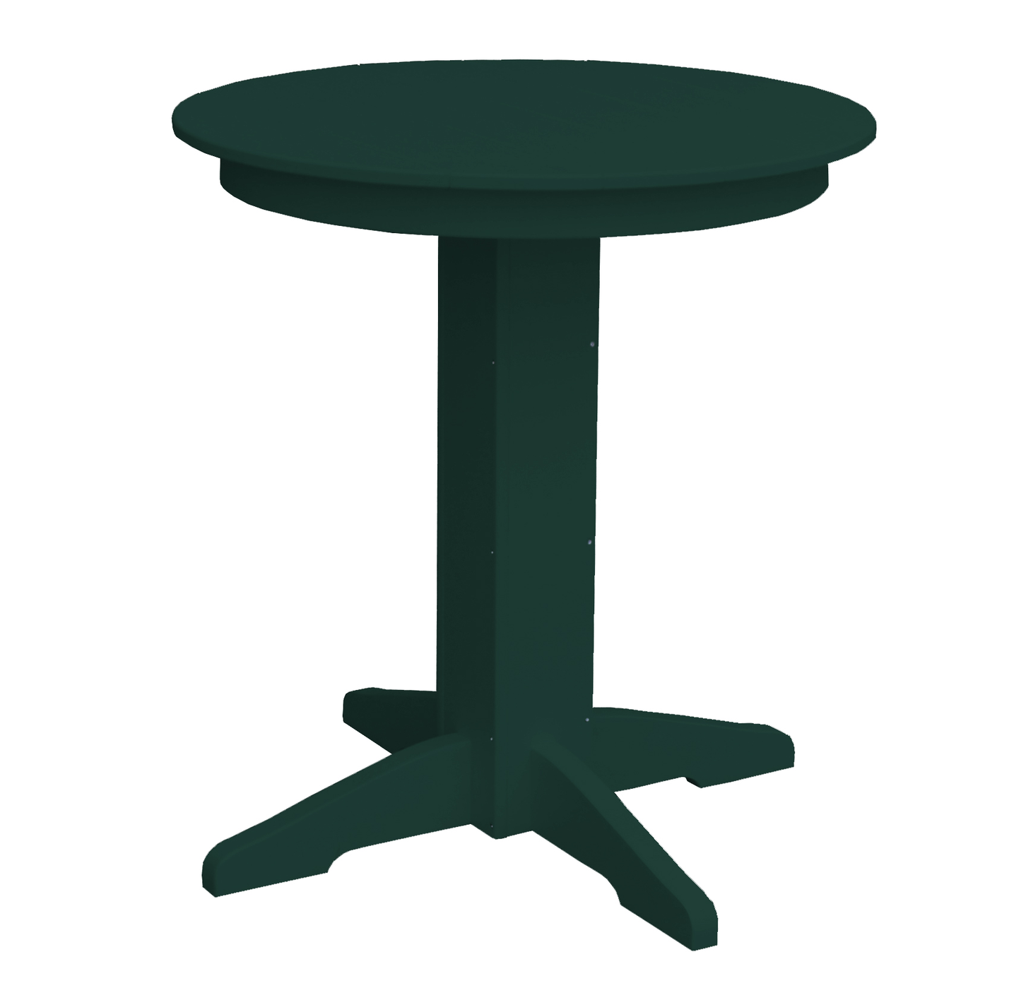Bryton Park Poly Furniture Recycled Plastic 33" Round Balcony Table (COUNTER HEIGHT) - LEAD TIME TO SHIP 10 BUSINESS DAYS