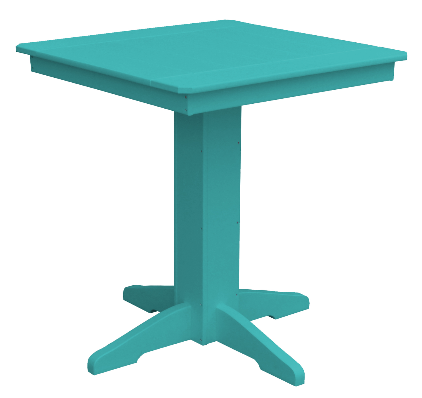 Bryton Park Poly Furniture Recycled Plastic 33" Square Counter Table (COUNTER HEIGHT) - LEAD TIME TO SHIP 10 BUSINESS DAYS