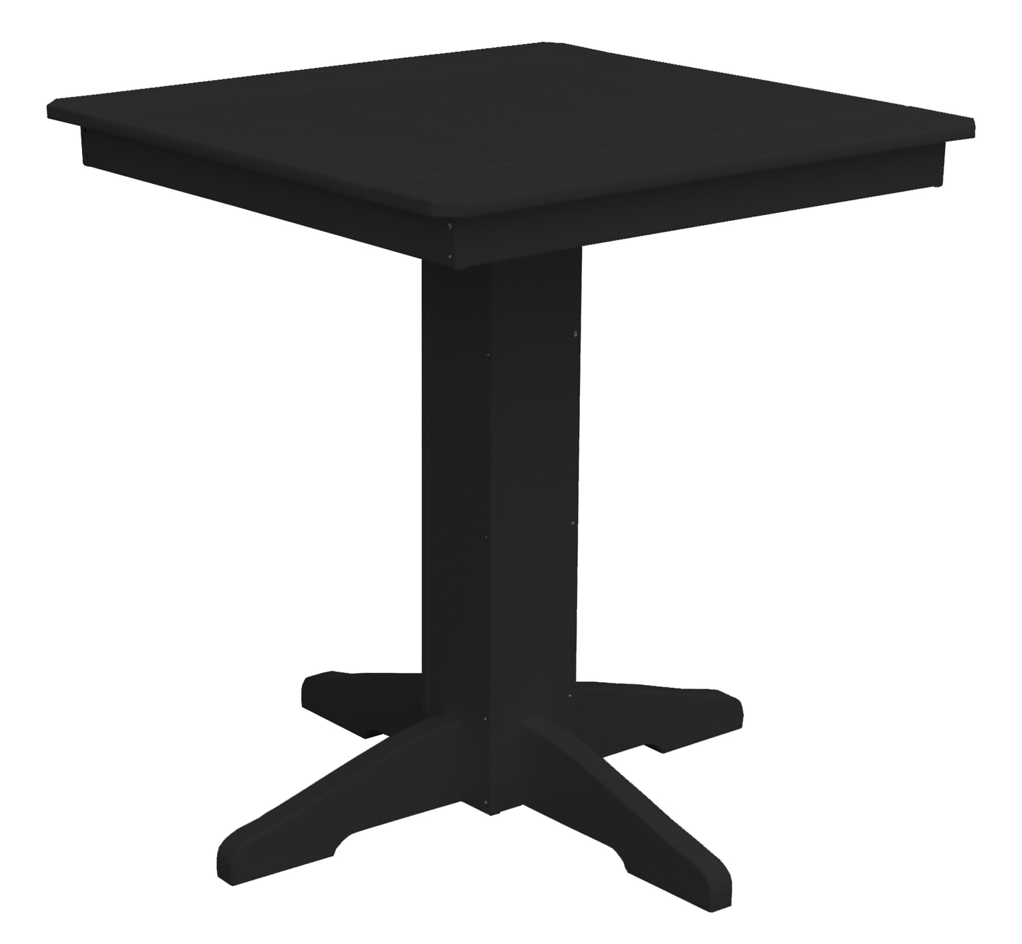 Bryton Park Poly Furniture Recycled Plastic 33" Square Counter Table (COUNTER HEIGHT) - LEAD TIME TO SHIP 10 BUSINESS DAYS