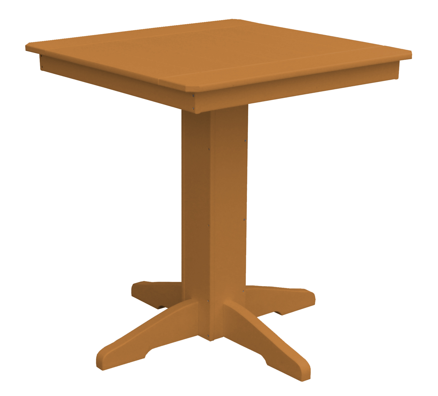 Bryton Park Poly Furniture Recycled Plastic 33" Square Counter Table (COUNTER HEIGHT) - LEAD TIME TO SHIP 10 BUSINESS DAYS