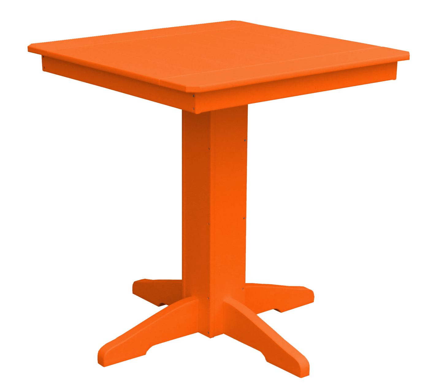 Bryton Park Poly Furniture Recycled Plastic 33" Square Counter Table (COUNTER HEIGHT) - LEAD TIME TO SHIP 10 BUSINESS DAYS