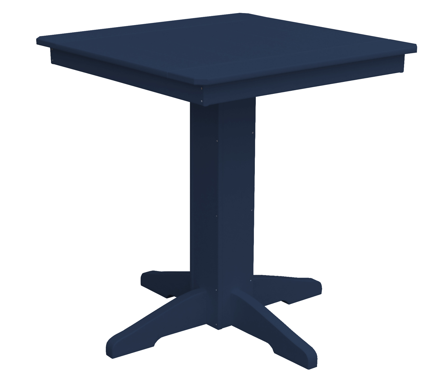 Bryton Park Poly Furniture Recycled Plastic 33" Square Counter Table (COUNTER HEIGHT) - LEAD TIME TO SHIP 10 BUSINESS DAYS