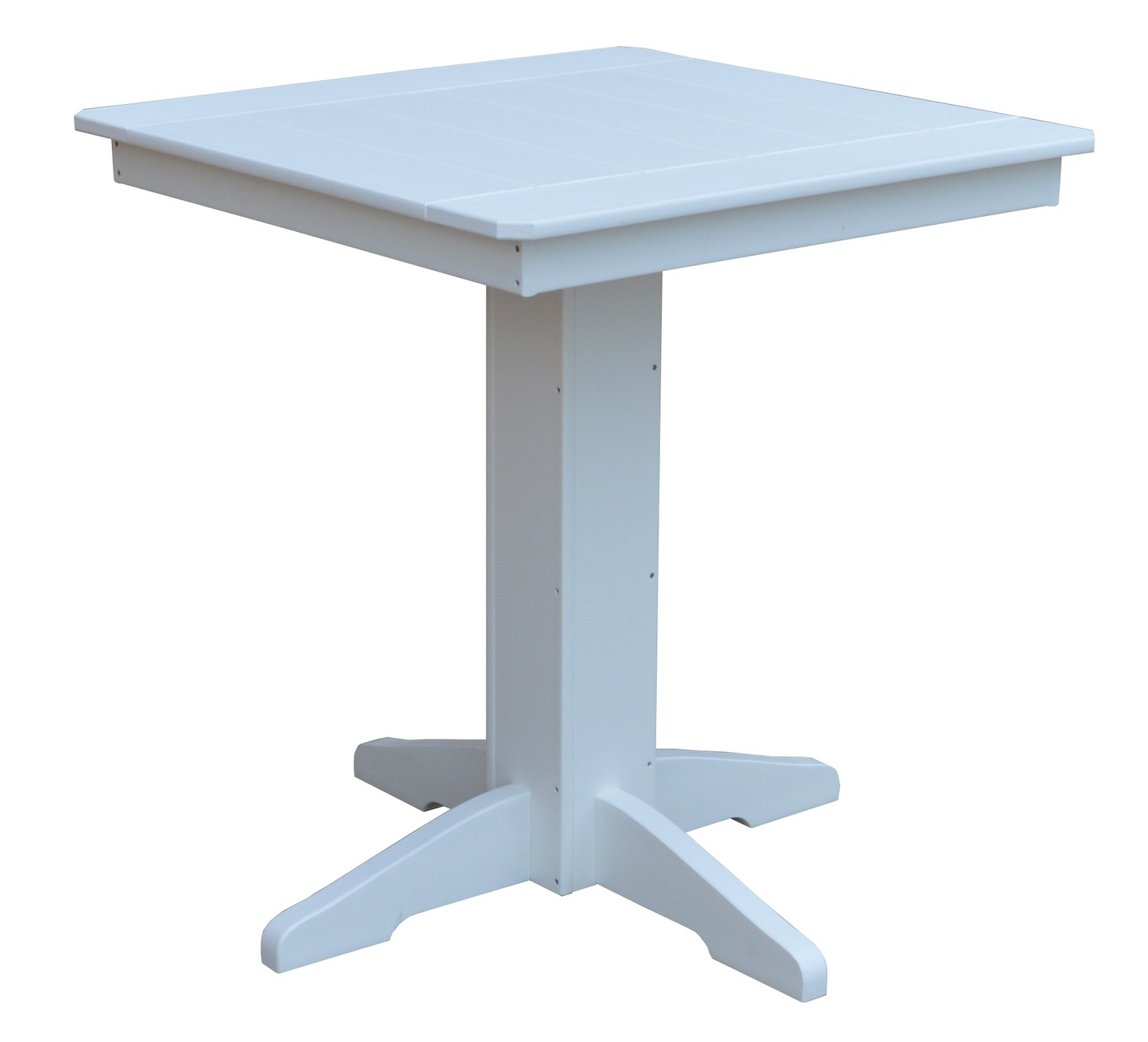 Bryton Park Poly Furniture Recycled Plastic 33" Square Counter Table (COUNTER HEIGHT) - LEAD TIME TO SHIP 10 BUSINESS DAYS