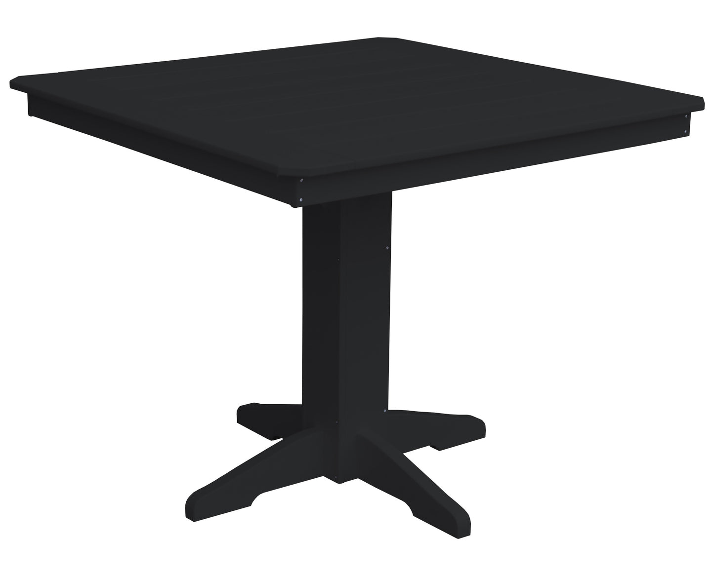 Bryton Park Poly Furniture Recycled Plastic 44" Square Table (Counter Height) - LEAD TIME TO SHIP 10 BUSINESS DAYS