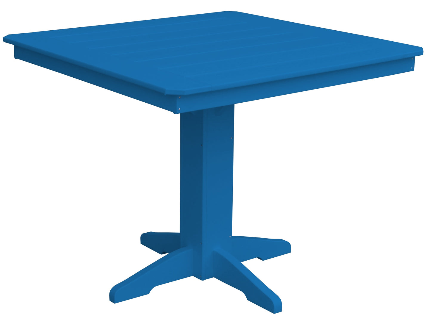 Bryton Park Poly Furniture Recycled Plastic 44" Square Table (Counter Height) - LEAD TIME TO SHIP 10 BUSINESS DAYS