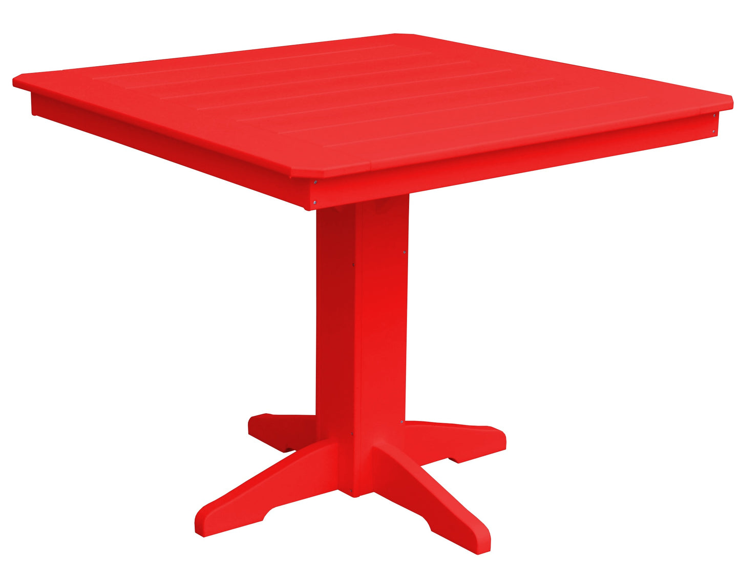 Bryton Park Poly Furniture Recycled Plastic 44" Square Table (Counter Height) - LEAD TIME TO SHIP 10 BUSINESS DAYS