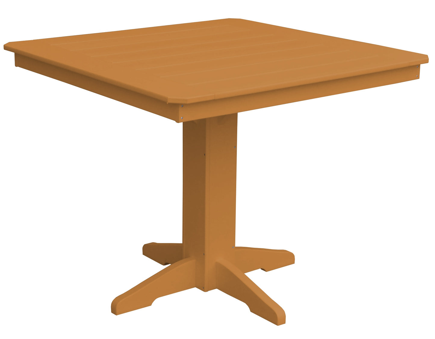 Bryton Park Poly Furniture Recycled Plastic 44" Square Table (Counter Height) - LEAD TIME TO SHIP 10 BUSINESS DAYS