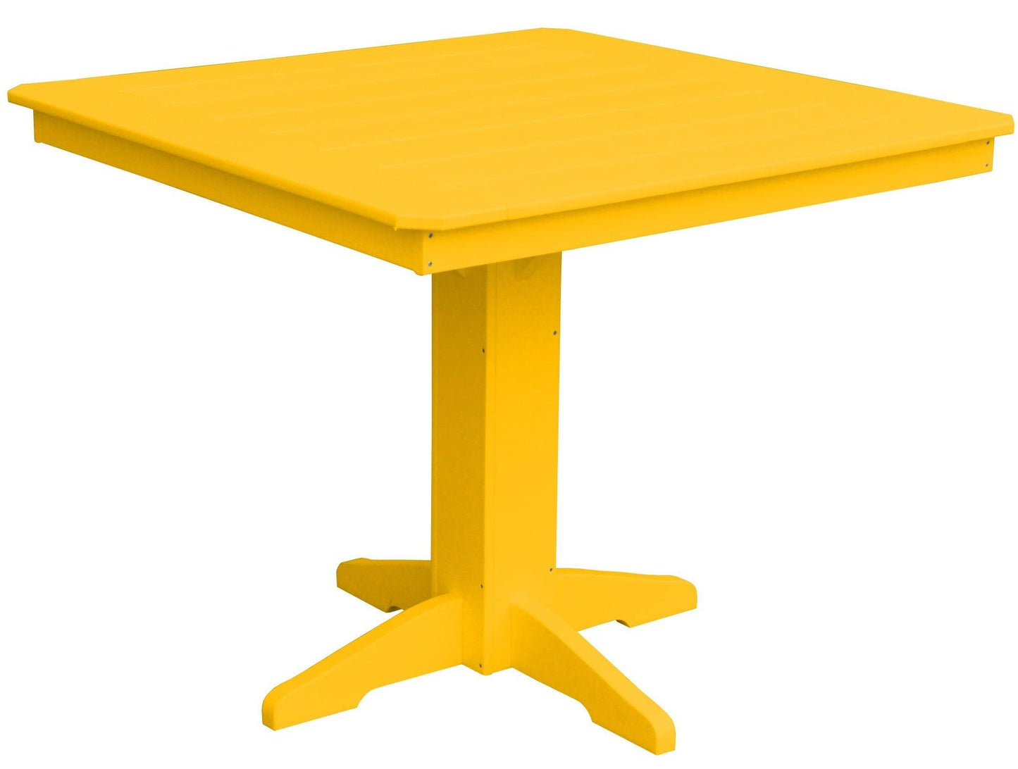 Bryton Park Poly Furniture Recycled Plastic 44" Square Table (Counter Height) - LEAD TIME TO SHIP 10 BUSINESS DAYS
