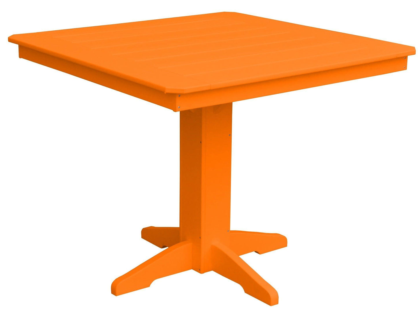 Bryton Park Poly Furniture Recycled Plastic 44" Square Table (Counter Height) - LEAD TIME TO SHIP 10 BUSINESS DAYS