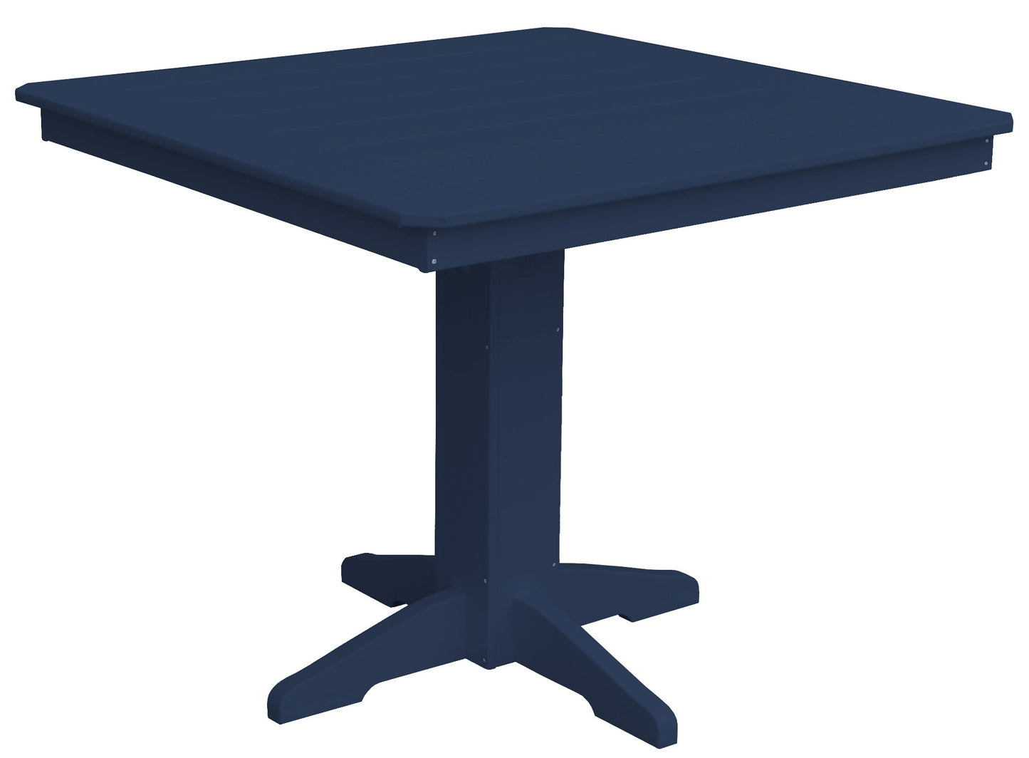 Bryton Park Poly Furniture Recycled Plastic 44" Square Table (Counter Height) - LEAD TIME TO SHIP 10 BUSINESS DAYS