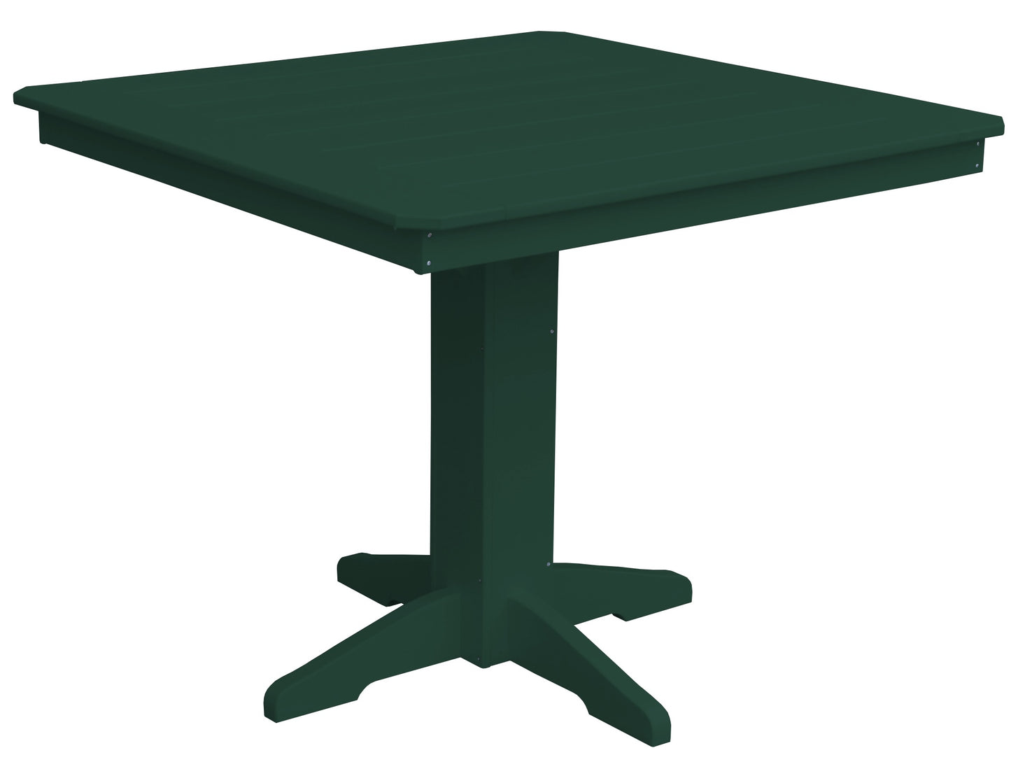 Bryton Park Poly Furniture Recycled Plastic 44" Square Table (Counter Height) - LEAD TIME TO SHIP 10 BUSINESS DAYS