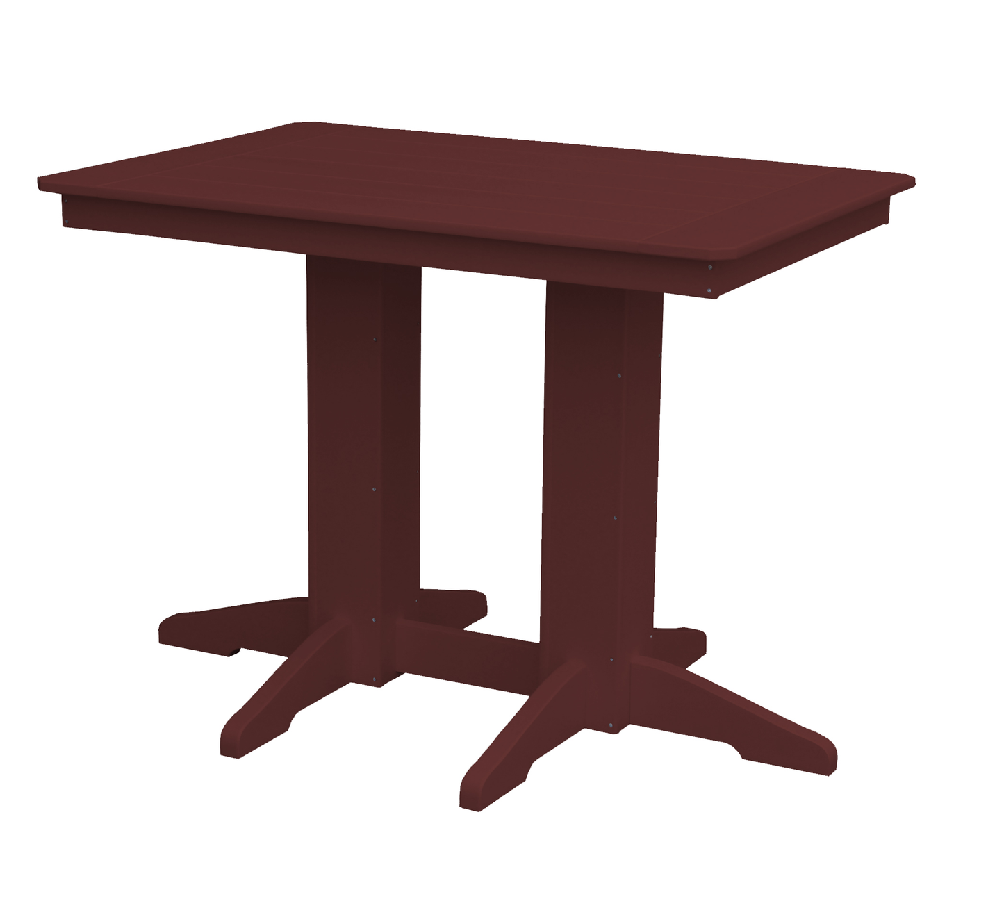 Bryton Park Poly Furniture Recycled Plastic 4' Counter Table (COUNTER HEIGHT) - LEAD TIME TO SHIP 3 WEEKS OR LESS