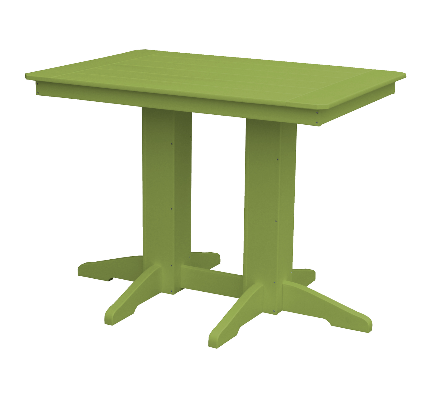 Bryton Park Poly Furniture Recycled Plastic 4' Counter Table (COUNTER HEIGHT) - LEAD TIME TO SHIP 3 WEEKS OR LESS