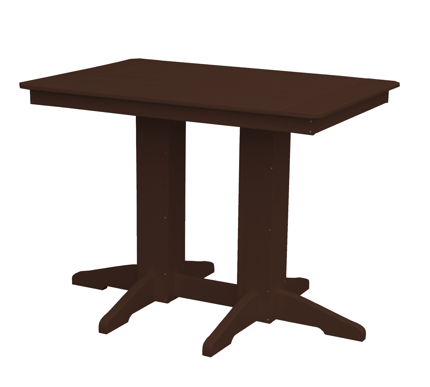 Bryton Park Poly Furniture Recycled Plastic 4' Counter Table (COUNTER HEIGHT) - LEAD TIME TO SHIP 3 WEEKS OR LESS