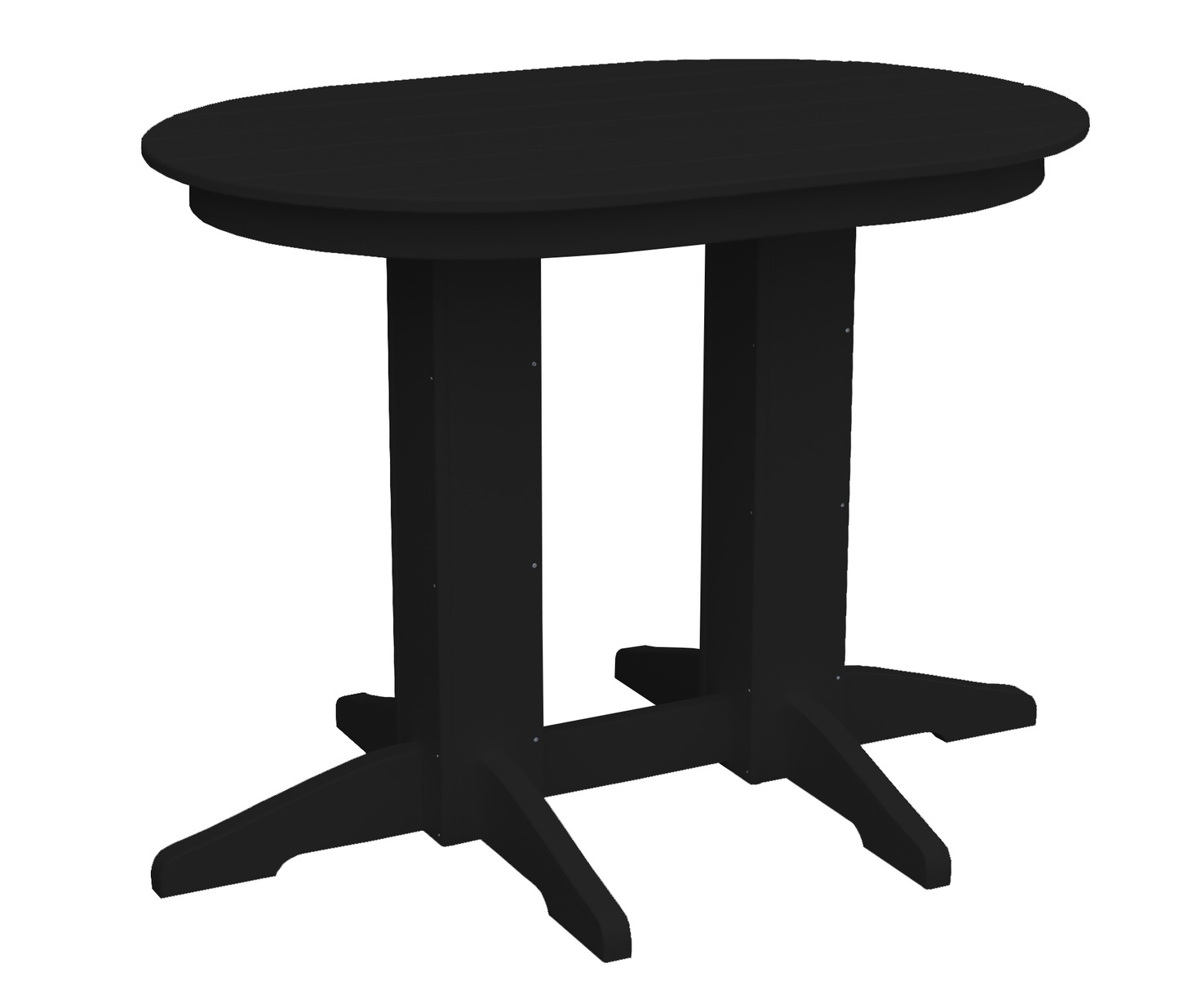 Bryton Park Poly Furniture Recycled Plastic 4'Oval Counter Table (Counter Height) - LEAD TIME TO SHIP 3 WEEKS OR LESS