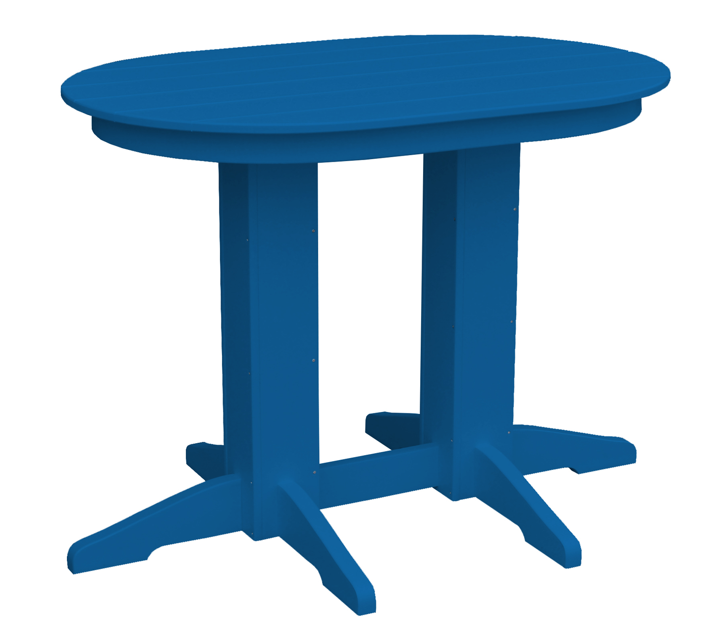 Bryton Park Poly Furniture Recycled Plastic 4'Oval Counter Table (Counter Height) - LEAD TIME TO SHIP 3 WEEKS OR LESS
