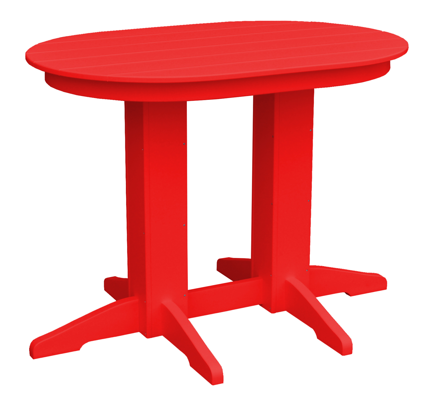Bryton Park Poly Furniture Recycled Plastic 4'Oval Counter Table (Counter Height) - LEAD TIME TO SHIP 3 WEEKS OR LESS