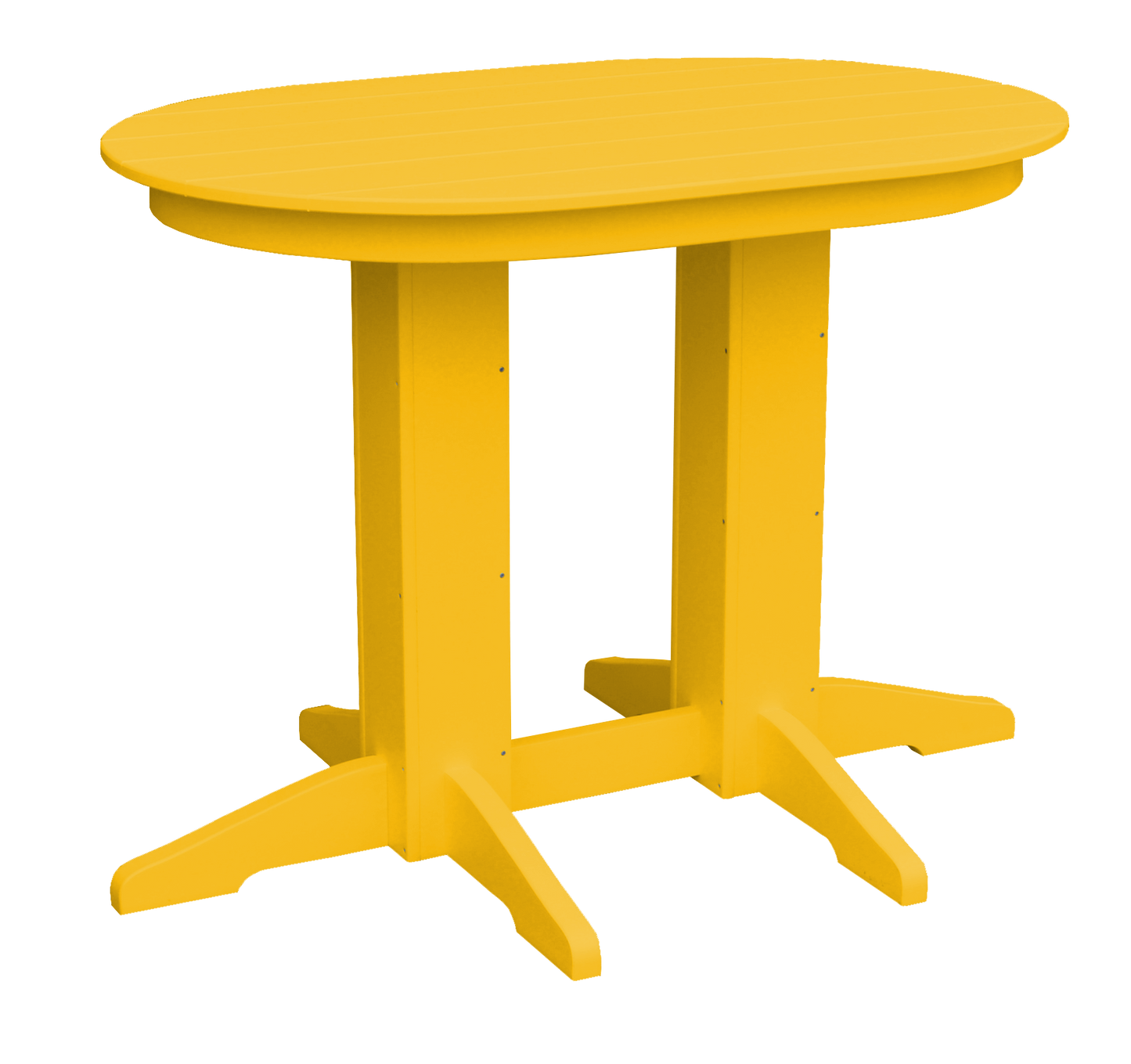 Bryton Park Poly Furniture Recycled Plastic 4'Oval Counter Table (Counter Height) - LEAD TIME TO SHIP 3 WEEKS OR LESS