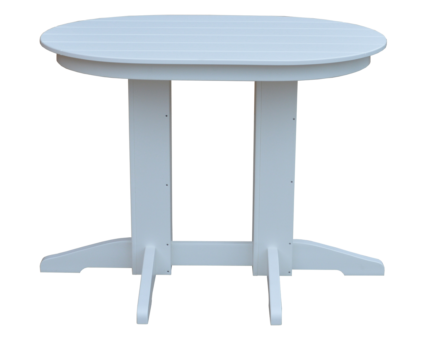 Bryton Park Poly Furniture Recycled Plastic 4'Oval Counter Table (Counter Height) - LEAD TIME TO SHIP 3 WEEKS OR LESS