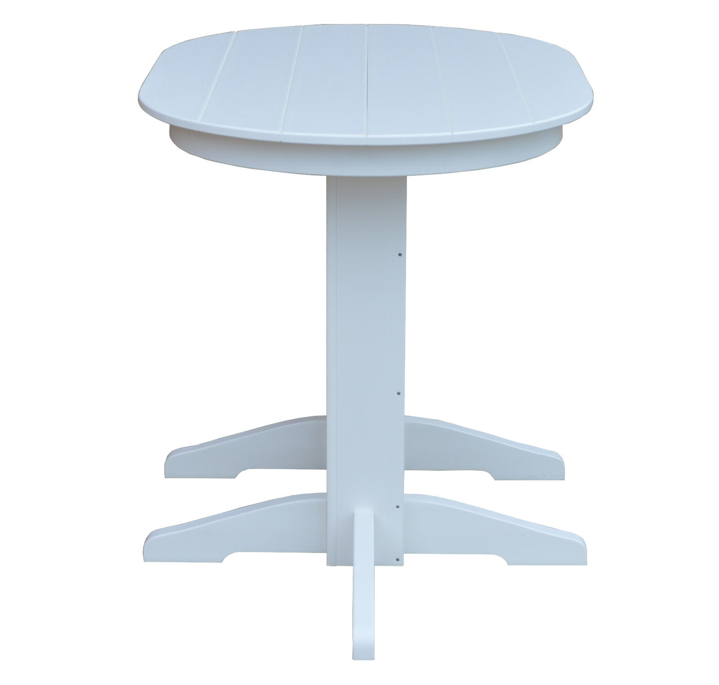 Bryton Park Poly Furniture Recycled Plastic 4'Oval Counter Table (Counter Height) - LEAD TIME TO SHIP 3 WEEKS OR LESS